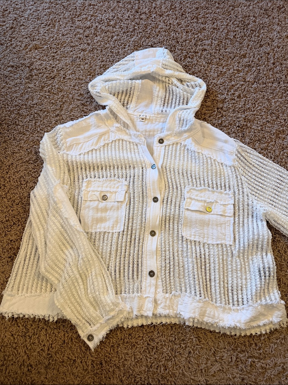 POL 100% Cotton Coat